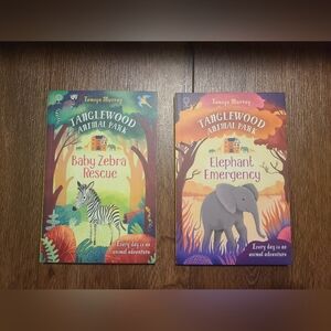 NEW 2 Usborne Tanglewood Animal Park books
